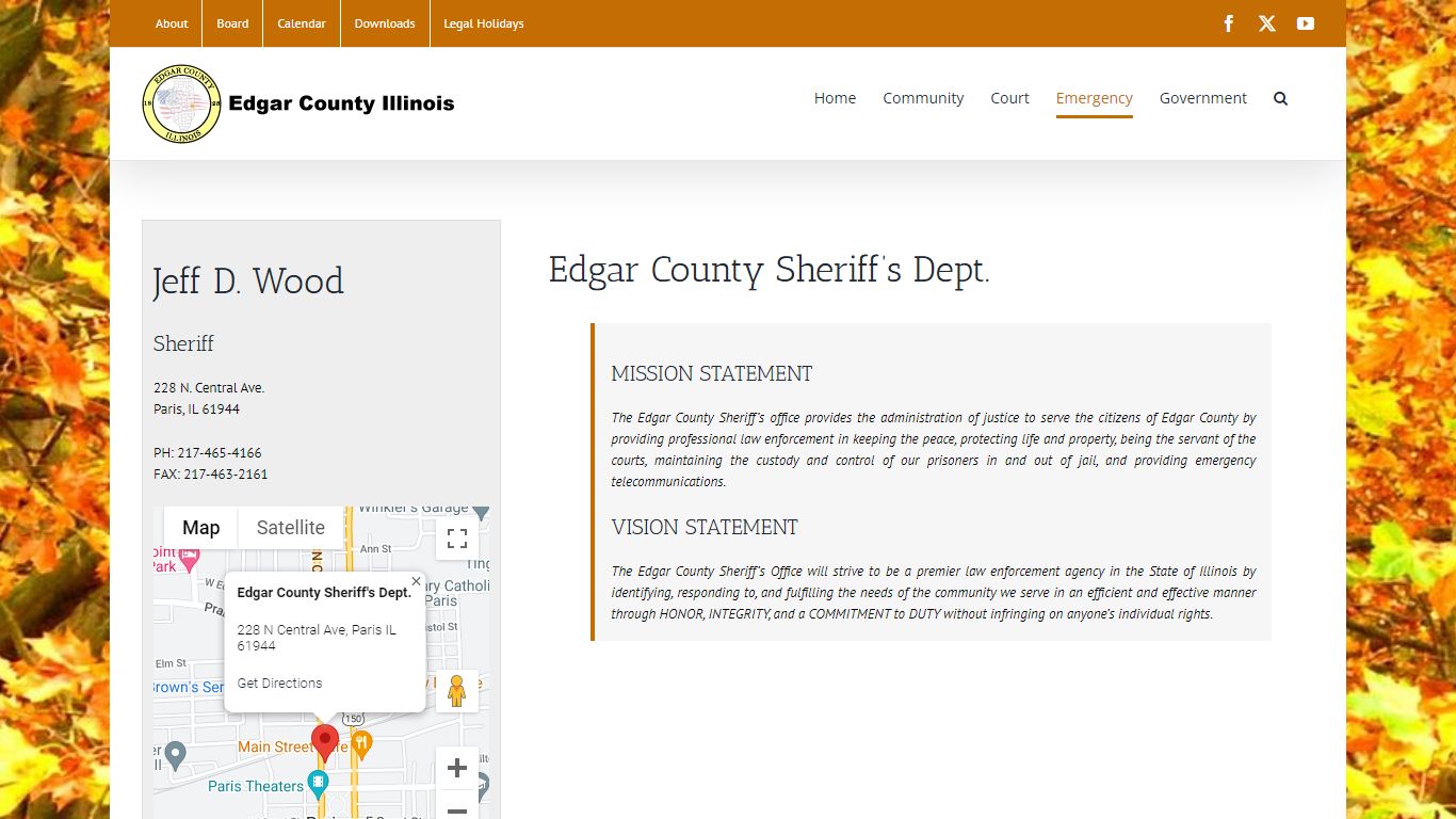 Sheriff’s Department – Edgar County